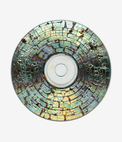 This artwork is part of the series “Free Software”, a body of work inspired by the YouTube genre of putting unusual things in a microwave. One of the most intriguing items is a CD. When microwaved, CDs create a little lightning storm inside the microwave. After being zapped the disk emerges with a unique and mesmeric fractal pattern burned into it. 

For the NFT, Kneale uses a high resolution scanner to make 4800 dpi scans of the burned disks, translating the intricate detail of the CD, and creating rainbow effects in the reflective surface.