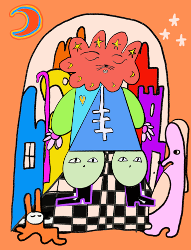 "The world of LOVEBEING is a piece of me - these characters represent aspects of my psyche"