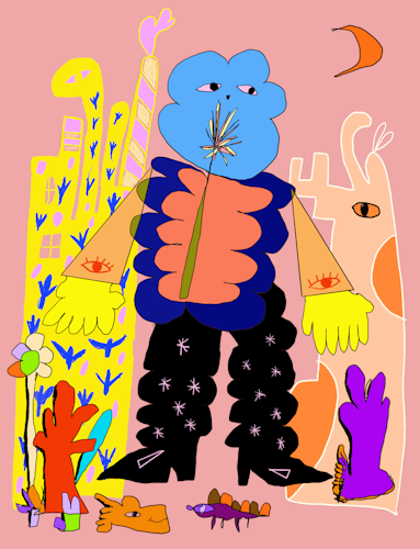 "The world of LOVEBEING is a piece of me - these characters represent aspects of my psyche"