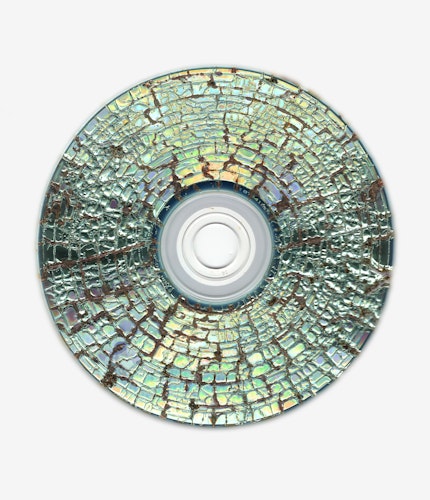 This artwork is part of the series “Free Software”, a body of work inspired by the YouTube genre of putting unusual things in a microwave. One of the most intriguing items is a CD. When microwaved, CDs create a little lightning storm inside the microwave. After being zapped the disk emerges with a unique and mesmeric fractal pattern burned into it. 

For the NFT, Kneale uses a high resolution scanner to make 4800 dpi scans of the burned disks, translating the intricate detail of the CD, and creating rainbow effects in the reflective surface.