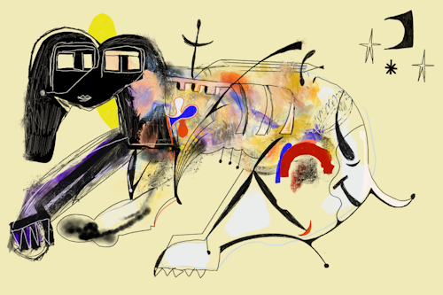 "The world of LOVEBEING is a piece of me - these characters represent aspects of my psyche"