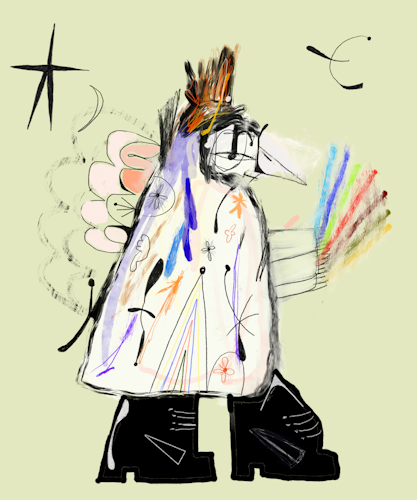 "The world of LOVEBEING is a piece of me - these characters represent aspects of my psyche"