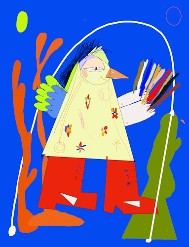 "The world of LOVEBEING is a piece of me - these characters represent aspects of my psyche"